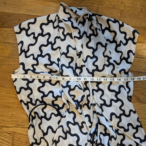 NWT Perfect  Damiana  Dress in Clouds White Diane Von Furstenberg Silk Dress - Picture 4 of 15